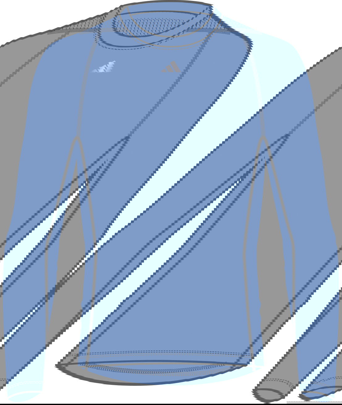 Tričko adidas Originals Adidas TF LS Tee Long Sleeve Modrá | im8531, 0