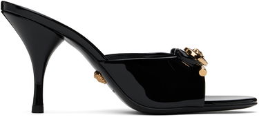 Starostlivosť o obuv Versace Versace Opera Bow Patent Heeled Sandals Čierna | 1018239_D2VE_1B00V, 0