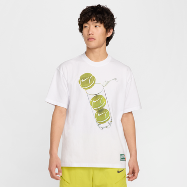 Tričko Nike NikeCourt Max90 Tennis T-Shirt Biela | HJ3468-100, 2