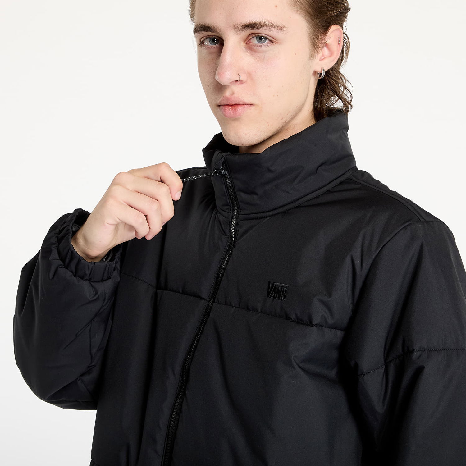 Prešívaná bunda Vans Norris Puffer Jacket Čierna | VN000HN7BLK, 1