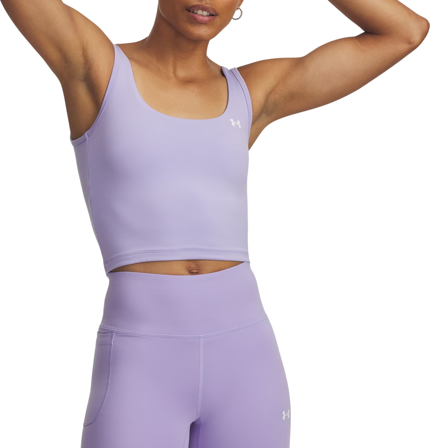 Crop Top Under Armour Motion Cropped Tank Top Fialová | 6007656-538, 0