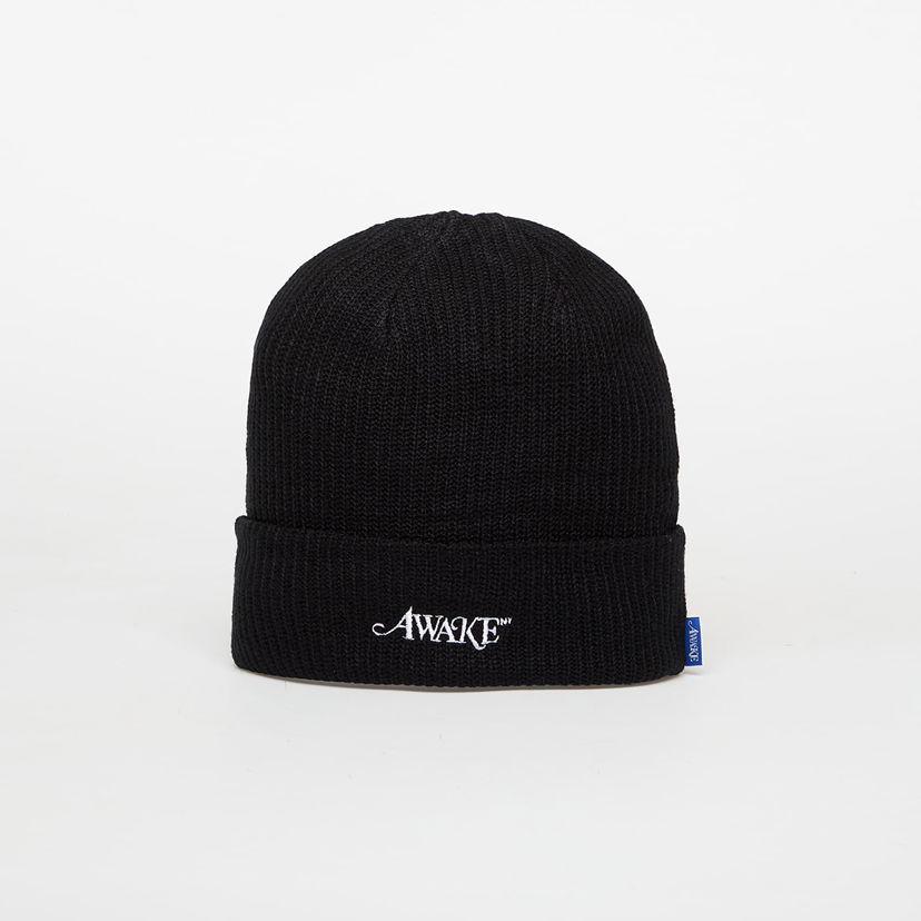 Kulicha Awake NY Awake NY Loose Gauge Knit Beanie Universal Čierna | AWK-FW25-HT002-BLK