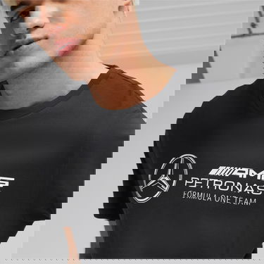 Tričko Puma Mercedes AMG Petronas Motorsport F1 Essentials Logo T-Shirt Čierna | 536447_01, 7