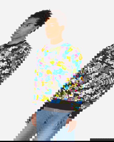 Sveter BAPE Multi Camo Crewneck Čierna | 1G80 113 017 BLACK, 3