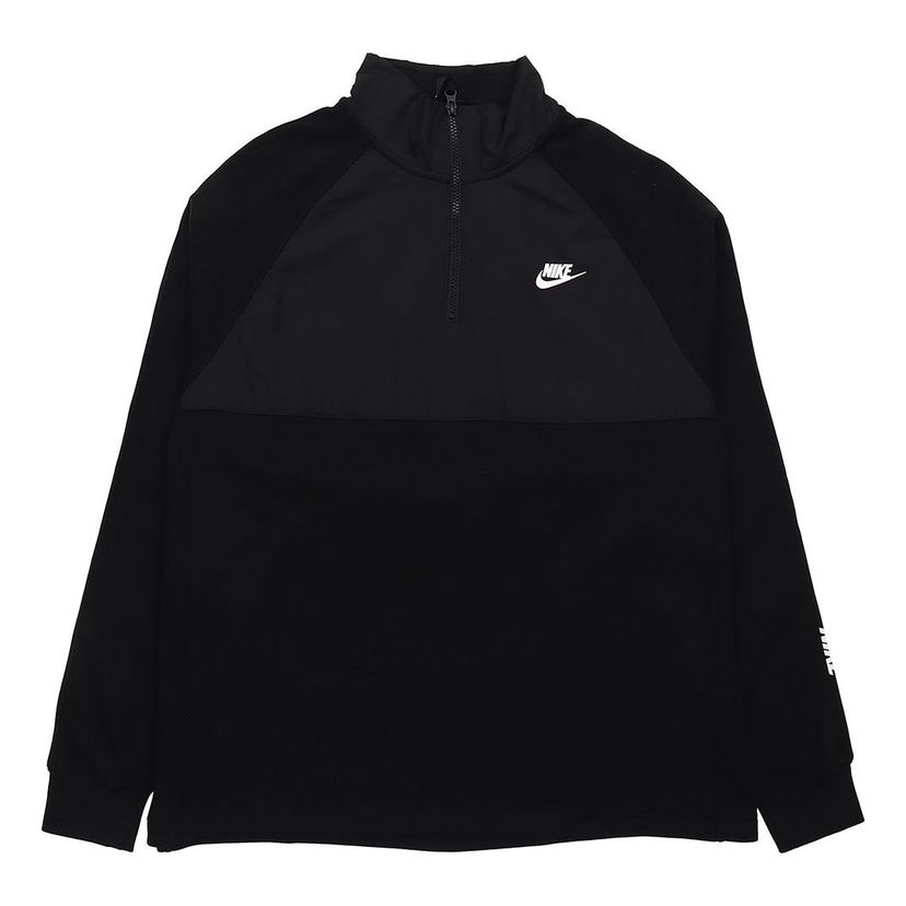 Mikina Nike Sportswear Hybrid Fleece Zipper Cardigan Čierna | CJ4419-010