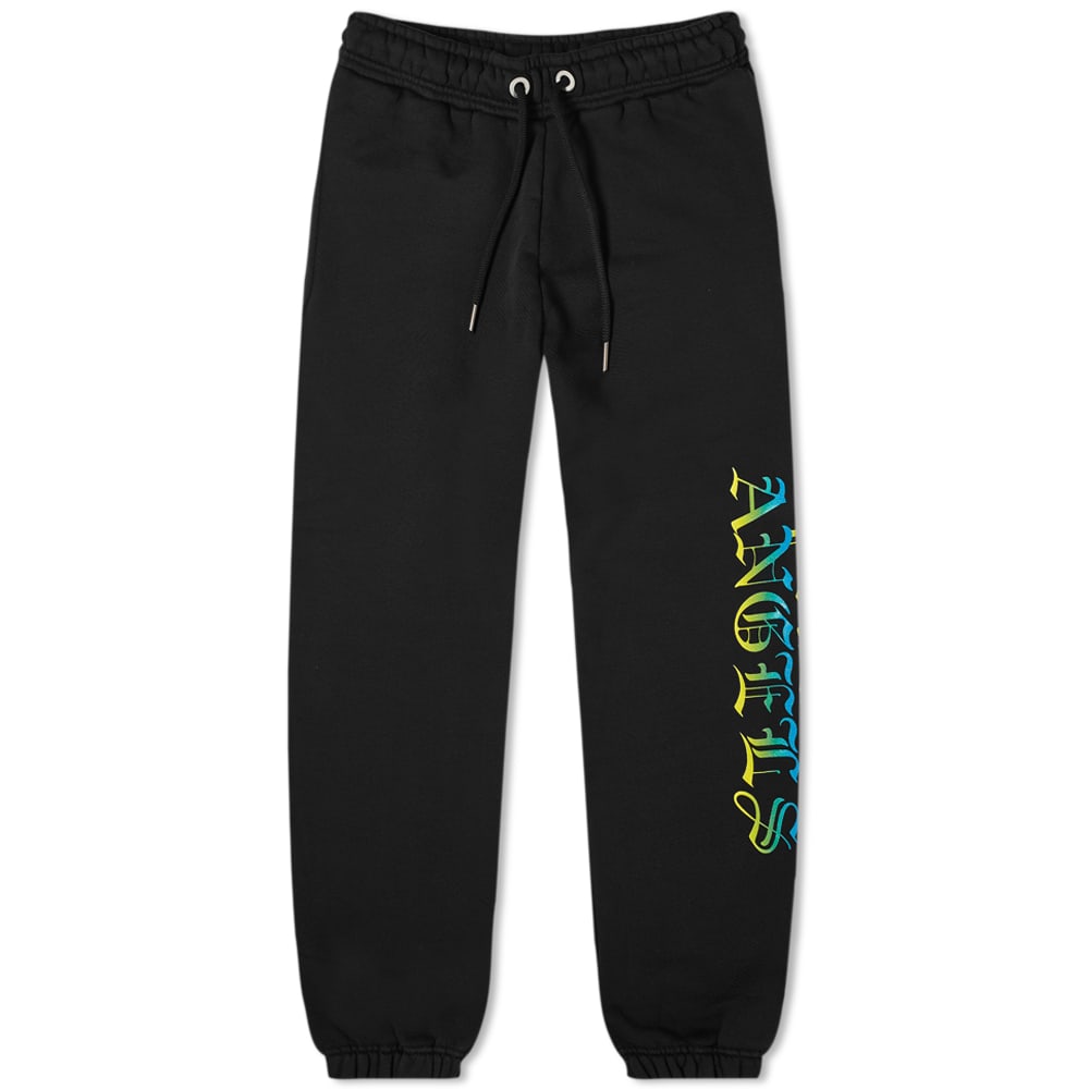 Tepláky Palm Angels Hue Gothic Logo Sweat Pant Čierna | PMCH011R21FLE0031084, 0