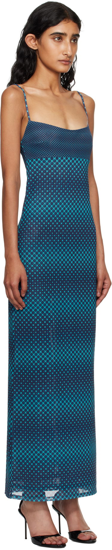 Šaty Miaou Miaou Thais Maxi Dress Modrá | 5019PM1WRP, 1