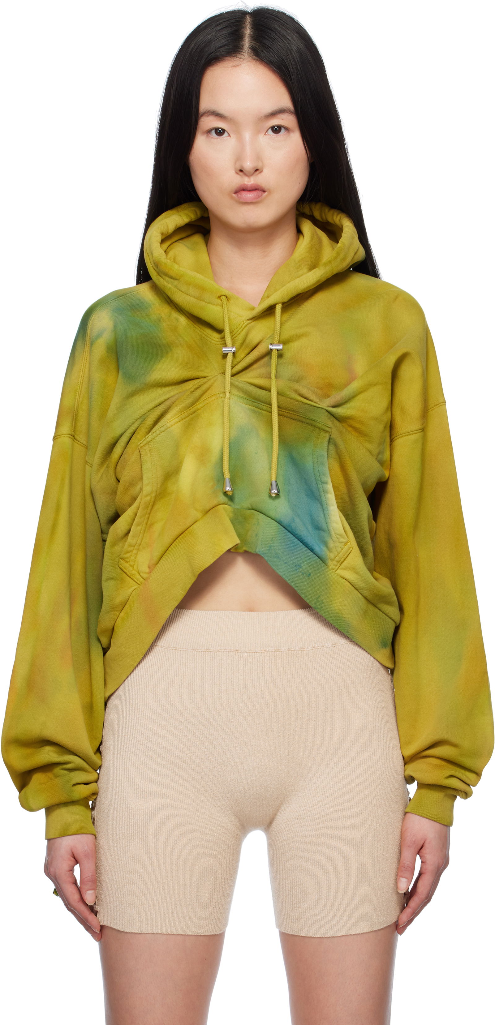 Collina Strada Draped Hoodie
