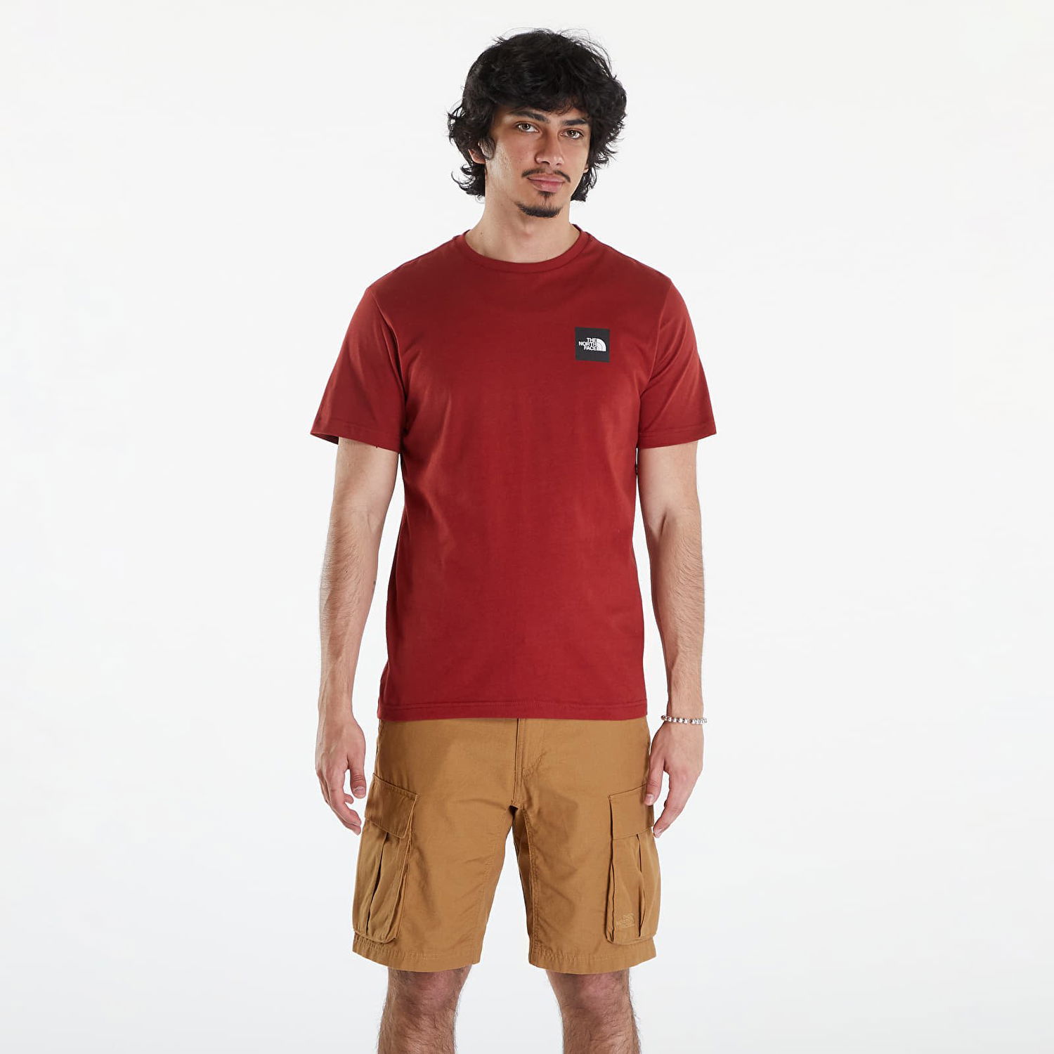 Tričko The North Face Coordinates Tee Iron Red Červená | NF0A87EDPOJ1, 0