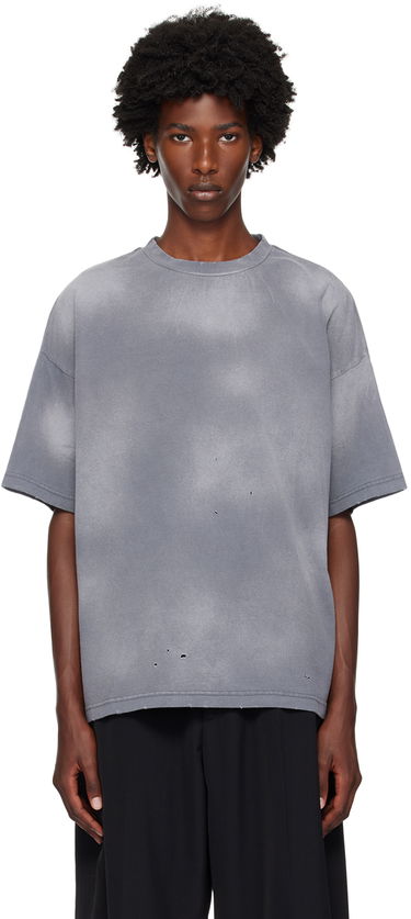 Tričko We11done We11done Distressed T-Shirt Šedá | WD-TT2-24-742-U-CH, 0