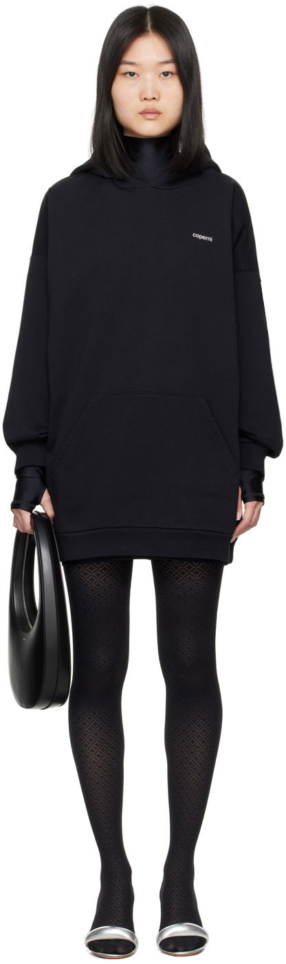 Mikina Coperni Coperni Hooded Minidress Čierna | COPJS62523, 0
