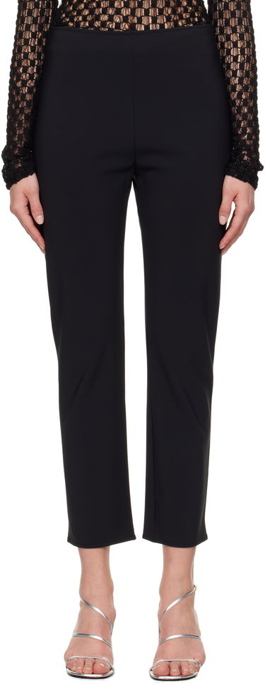 Nohavice Róhe Róhe Cigarette Scuba Trousers Čierna | 414-30-166, 0