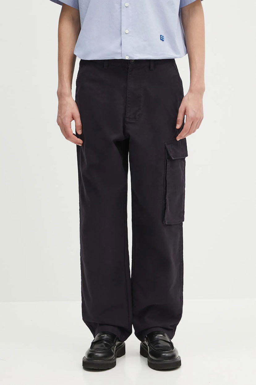 Cargo nohavice Barbour Jungle Sateen Cargo Trouser Čierna | MTR0760