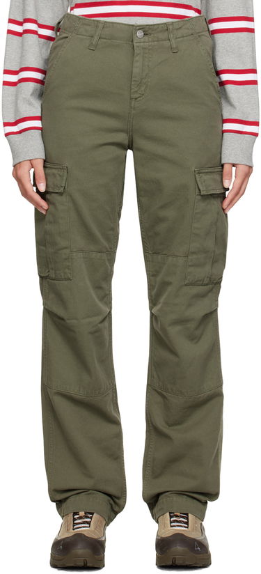 Cargo nohavice Carhartt WIP Regular Fit Cargo Pants Zelené | I030475, 0