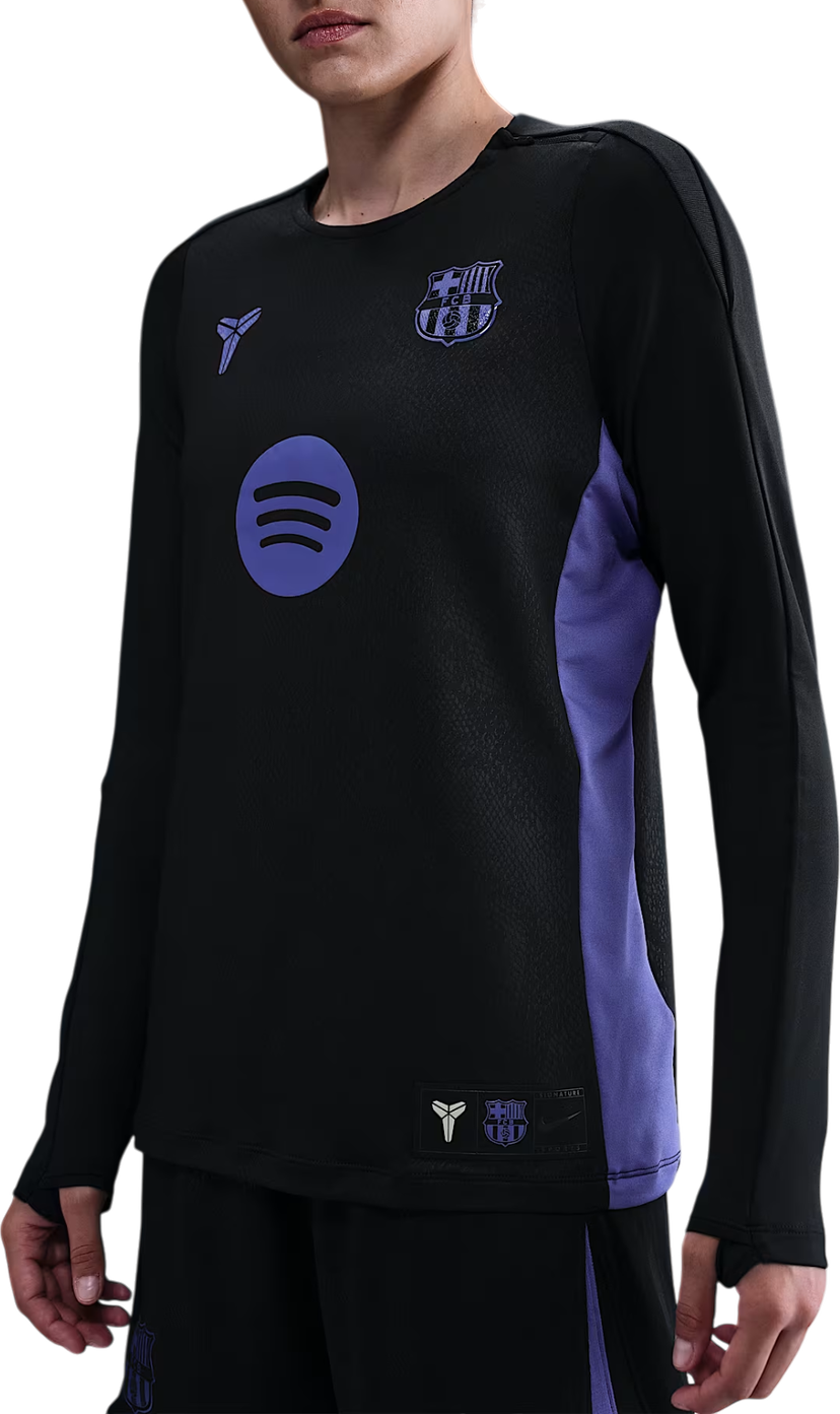 Tričko Nike Kobe x FC Barcelona Strike Pre-Match Drill Top Čierna | hq0484-011