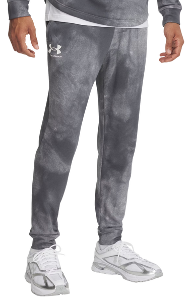 Tepláky Under Armour Rival Terry AOP Joggers Šedá | 1390143-025, 0