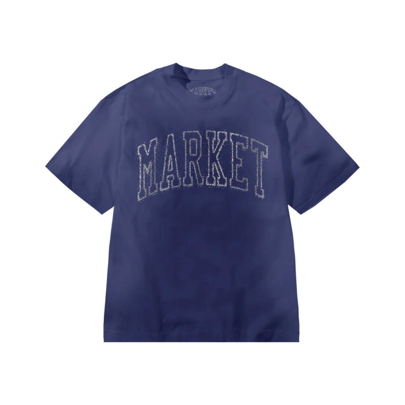 Tričko MARKET Vintage Arc T-Shirt Navy | SS0210-BLUE