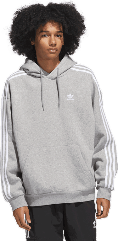 Mikina adidas Originals Baggy Hoodie Šedá | JP1076, 3