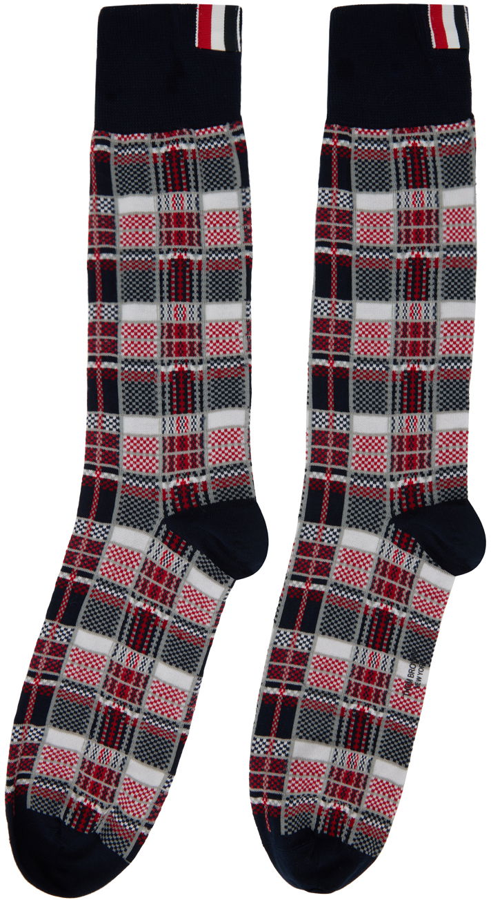 Ponožky Thom Browne Thom Browne Check Socks Rôznofarebný | MAS155A-Y3012, 1