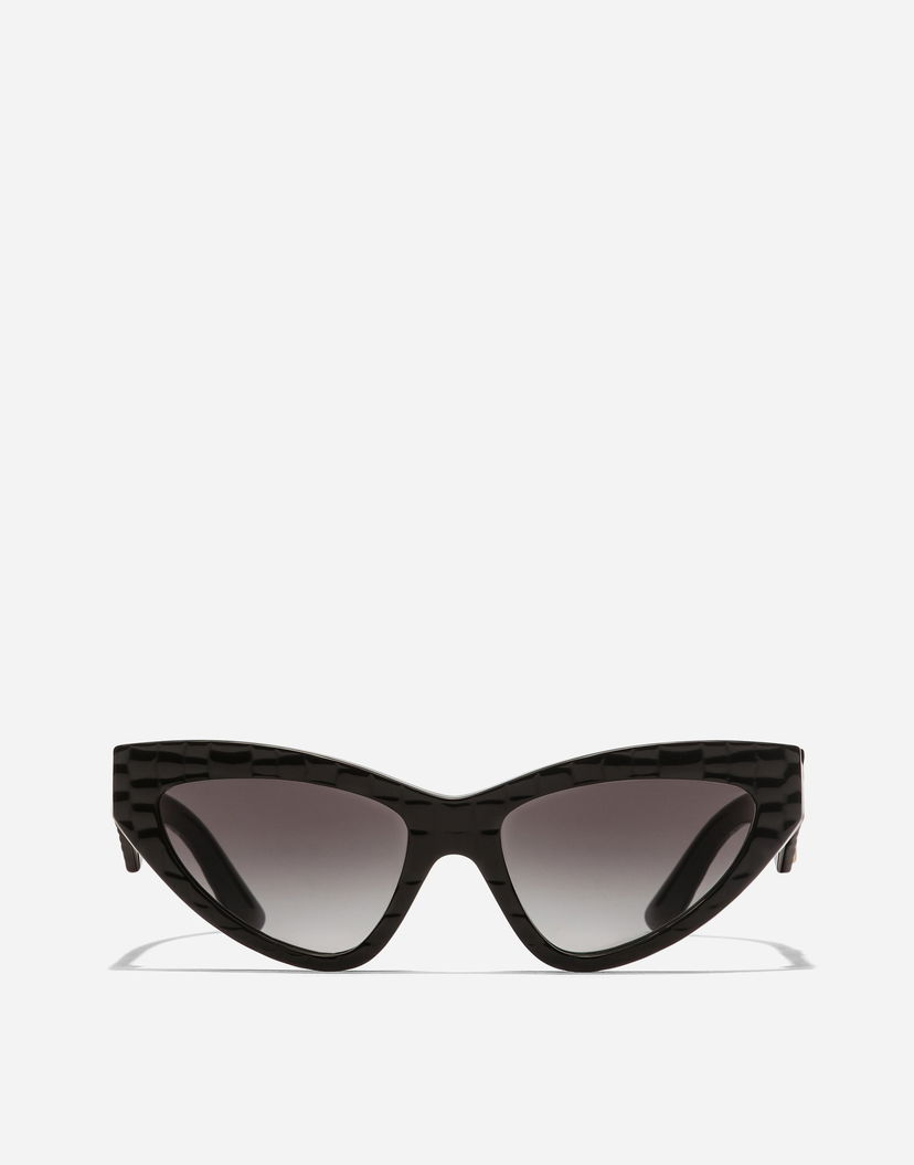 Slnečné okuliare Dolce & Gabbana Dolce & Gabbana Crossed Texture Sunglasses New Arrivals Čierna | VG443BVP88G9V000