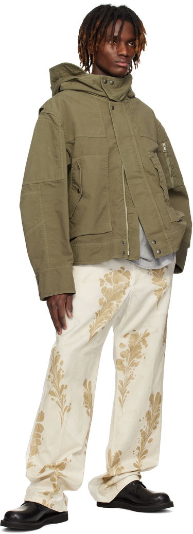 Parka Dries Van Noten Dries Van Noten Flap Pocket Hooded Jacket Zelené | 251-020548-1146, 3