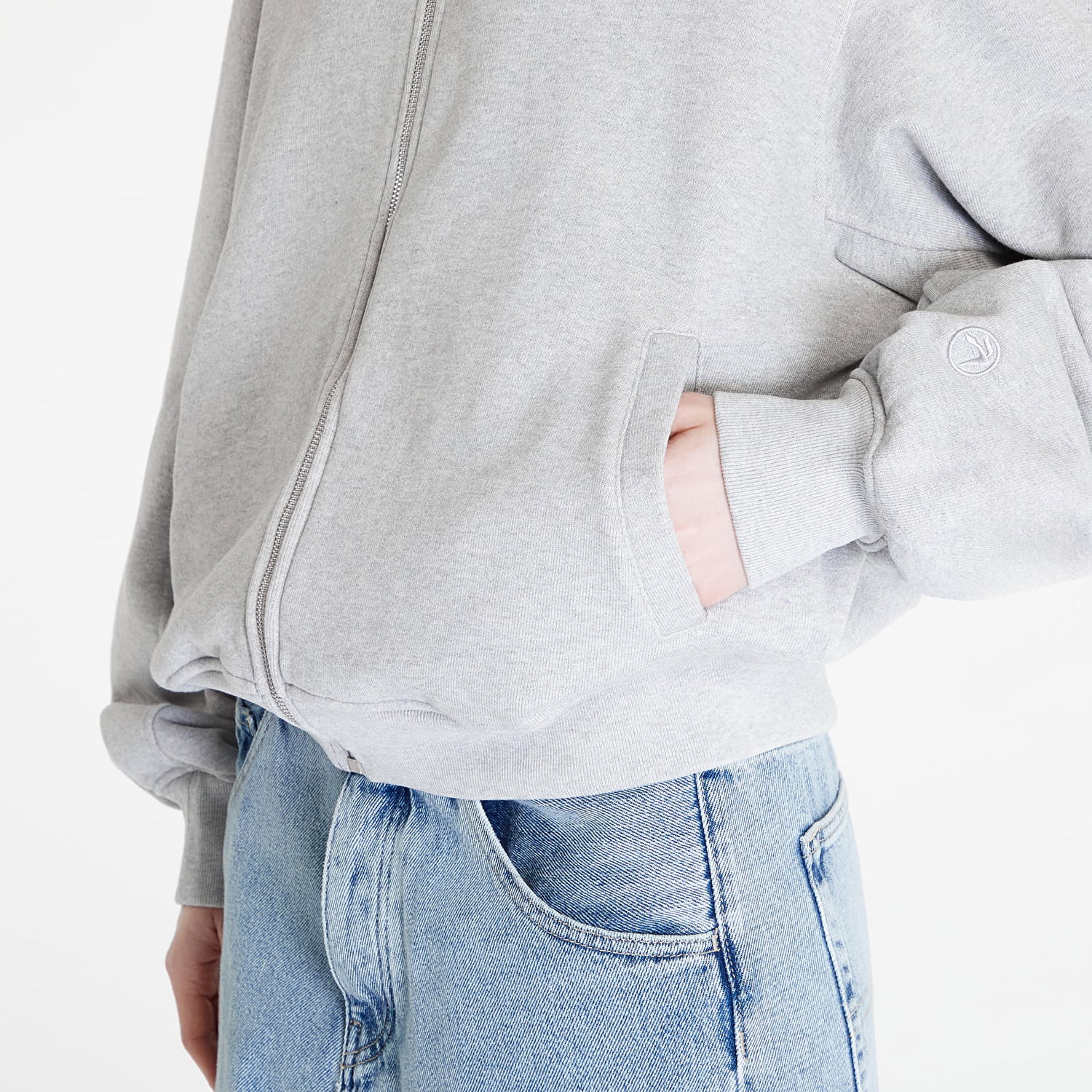 Bunda Ambush Graphic Track Jacket Šedá | BMBE001S24FLE0020501, 1