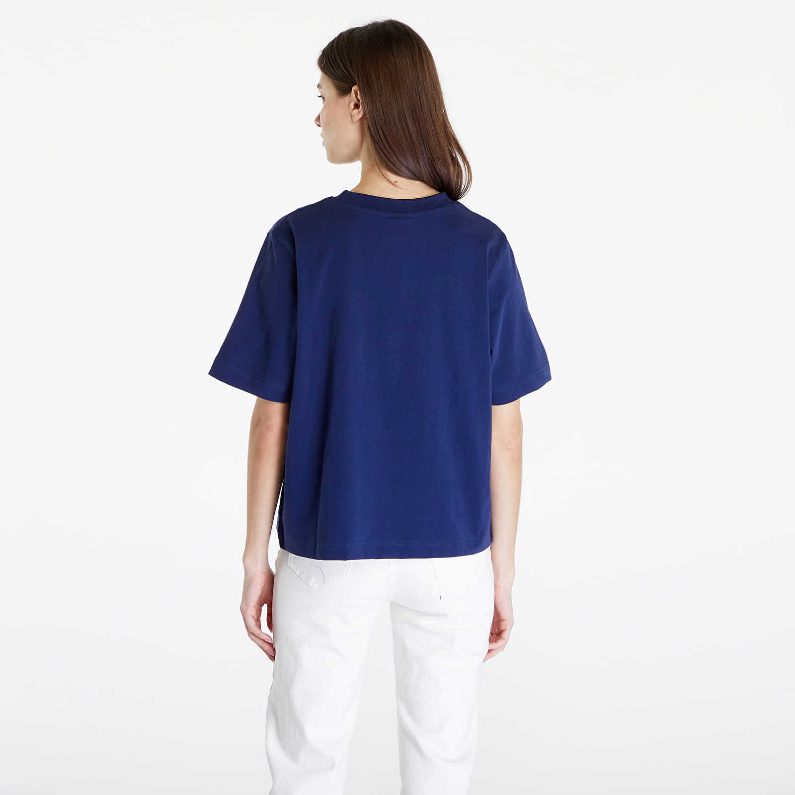 Essential T-Shirt With Contrast Print Blue