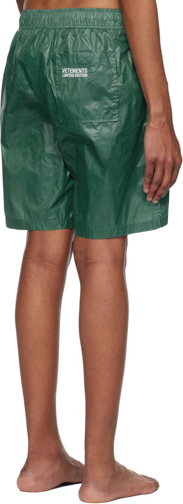 Plavky VETEMENTS Vetements Polizei Swim Shorts Zelené | MA66SW110E, 2