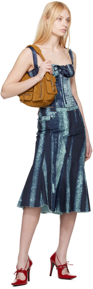 Sukňa Miaou Miaou Gaudi Midi Skirt Zelené | 4004SS5TRB, 3