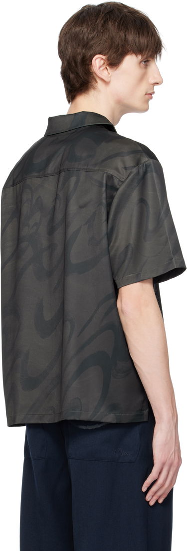 Košeľa Dime Dime Chilling Satin Shirt Zelené | DIMESP259BLK, 2