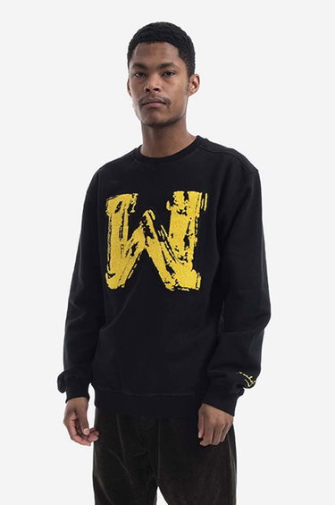 Mikina Maharishi Sweatshirt Chanile W Embroidery 9645 With Print Čierna | 9645.BLACK, 0