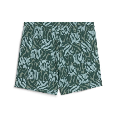 Šortky Puma ESS Graphic 5" Mid Rise Shorts Zelené | 685073_30, 4