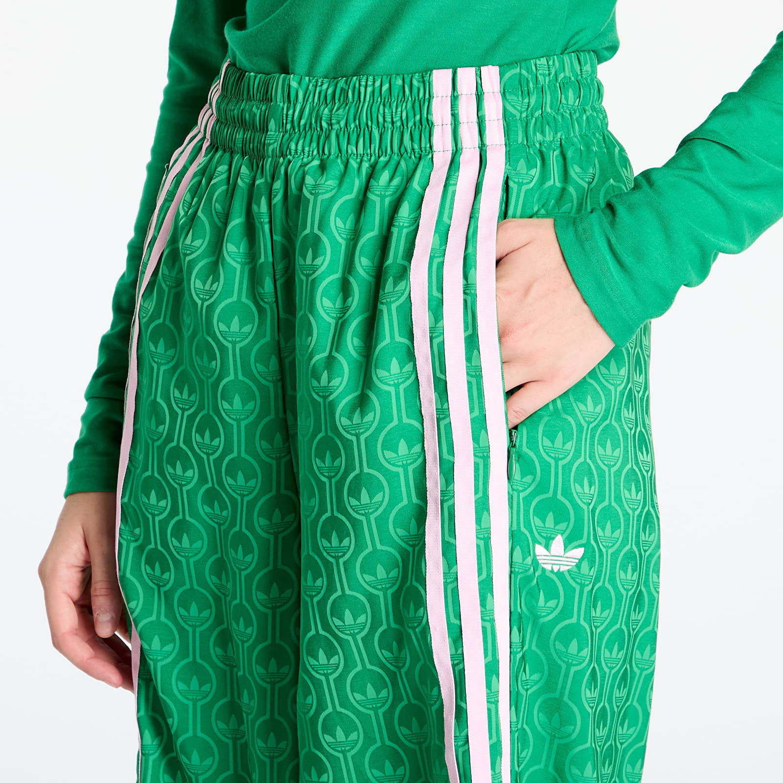 Pyjama Wideleg Pant Green