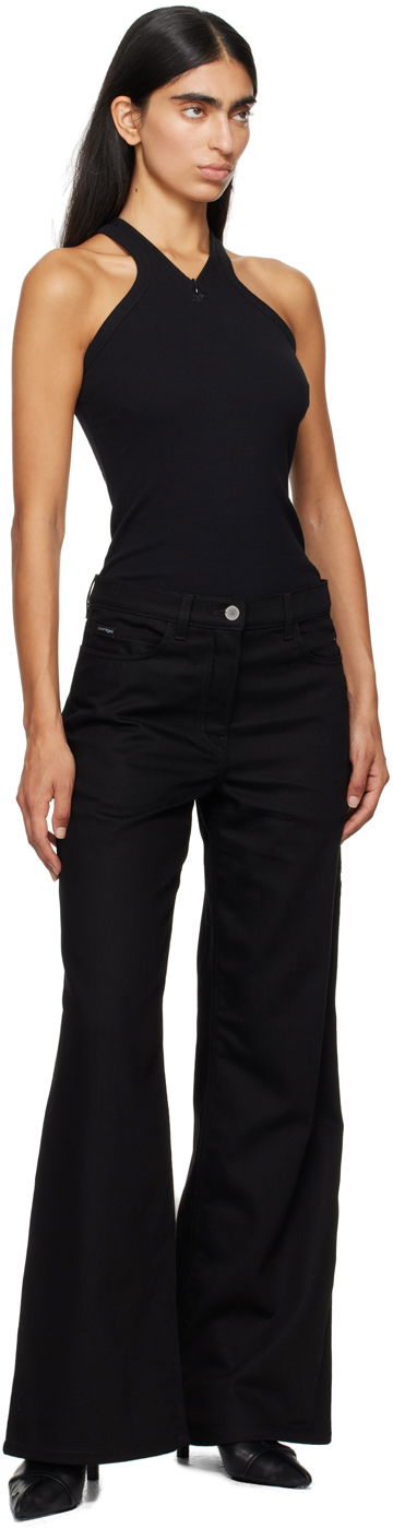 Nohavice Courrèges Courrèges Hammer Baggy Jeans Čierna | VESDPA253DE0020, 3