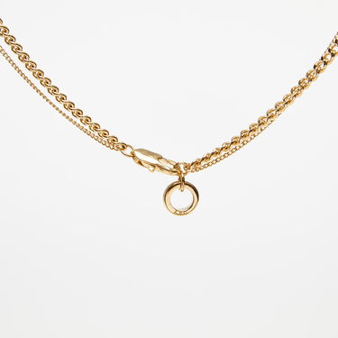 Náhrdelník A.P.C. Collier Minimal Necklace Metalická | MEACC-M70680 RAA, 1