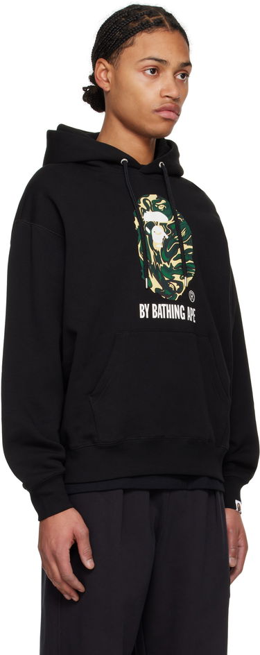 Mikina BAPE Marbling Camo Hoodie Čierna | 001PPK801305M, 1