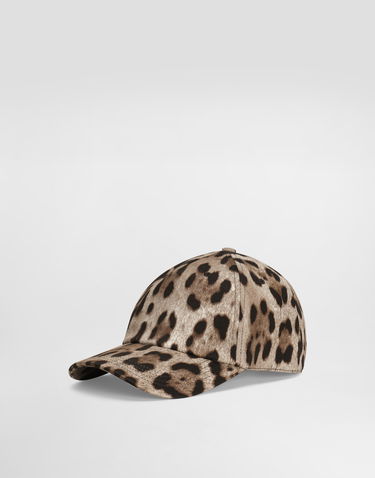 Šiltovka Dolce & Gabbana Dolce & Gabbana Leopard Print Baseball Cap Hnedá | GH706AFSFAGHY13M, 0
