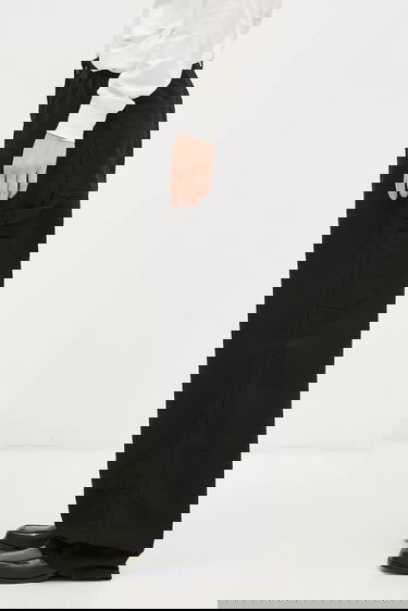 Nohavice Carhartt WIP Brandon Double Knee Pant medium waist Čierna | I034247.8902, 1