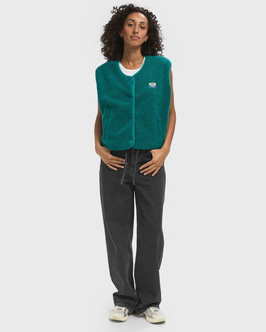 Vesta American Vintage Fleece Vest Zelené | HOK16BH25-MENTHOL, 1