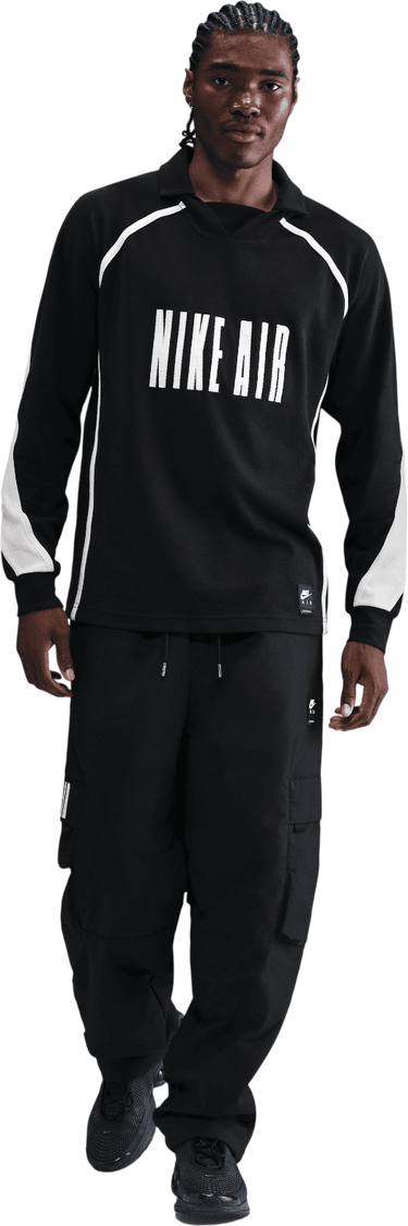 Polo tričko Nike Air Football Long-Sleeved Polo Shirt Čierna | hv1320-010, 1