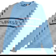 Knitted Jumper Dusty Blue Small