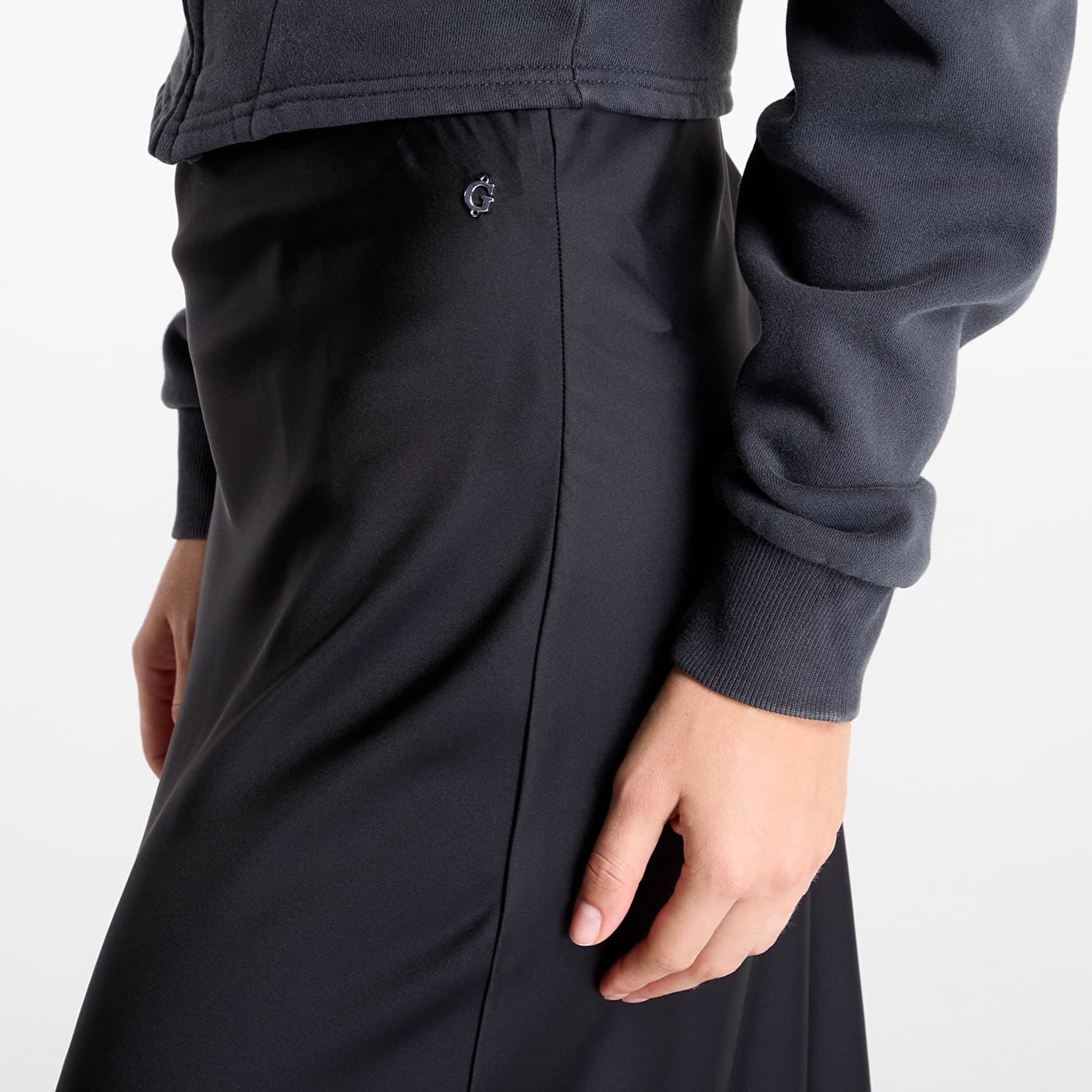 Sukňa GUESS GUESS Sibilla Long Satin Skirt Čierna | W5YD55WF1T2-JBLK, 1