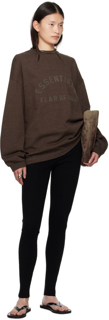 Tričko Fear of God Core Collection Heavy L/S Tee Heather Wood Hnedá | 125SU242012F, 4