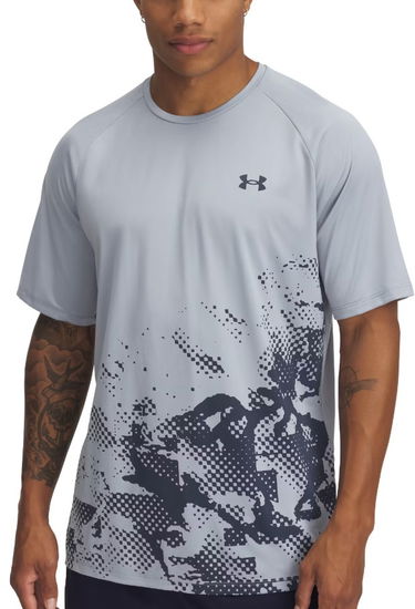 Tričko Under Armour Tech Fade Short Sleeve T-Shirt Šedá | 1390209-465, 0