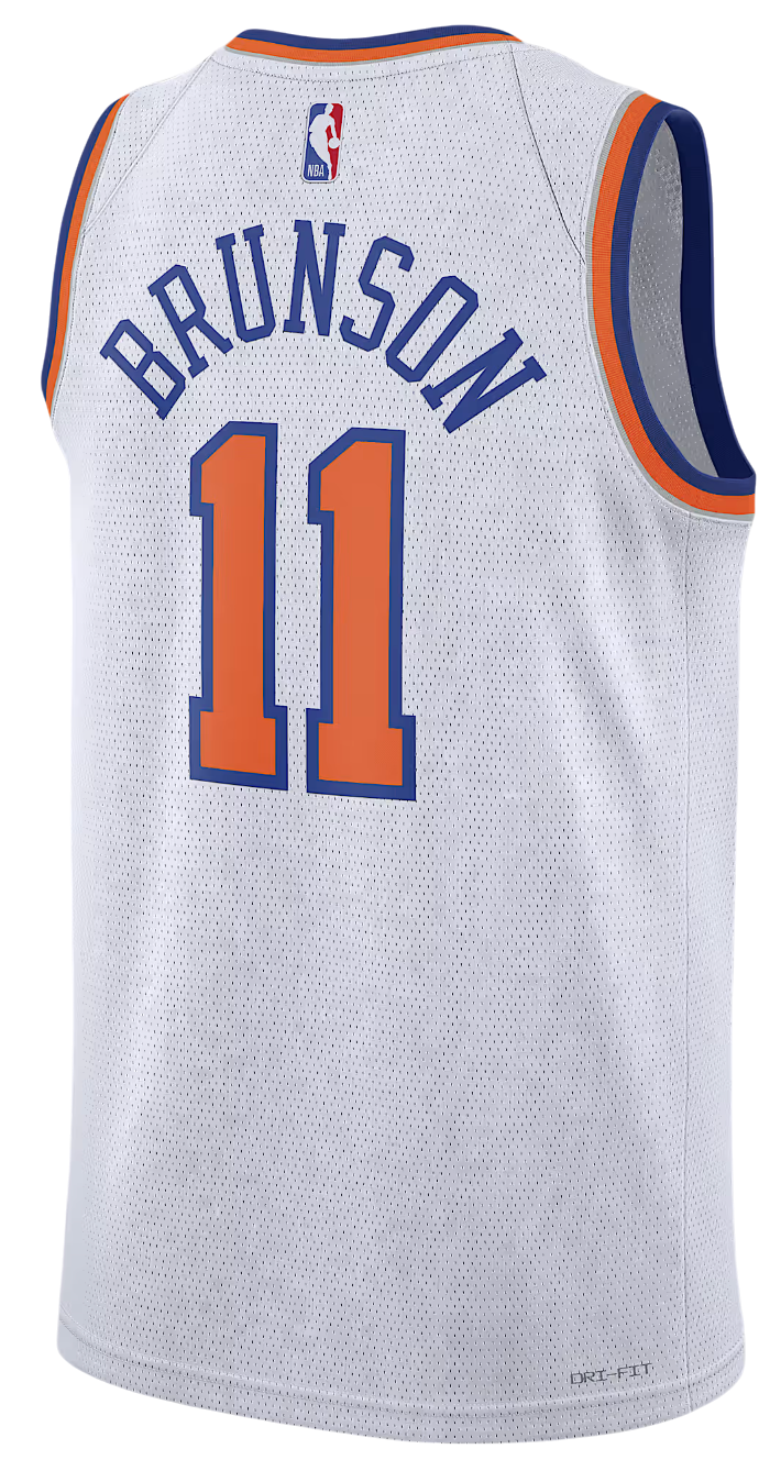 Dres Nike New York Knicks Association Edition 2022/23 Swingman Jersey Biela | DN2087-104, 0