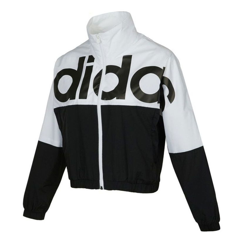 Vetrovka adidas Originals Neo Icons+ Stand Collar Printed Jacket Biela | H36716