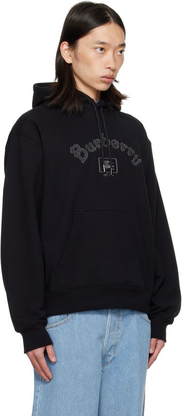 Mikina Burberry Burberry Gothic Logo Hoodie Čierna | 8116111, 1