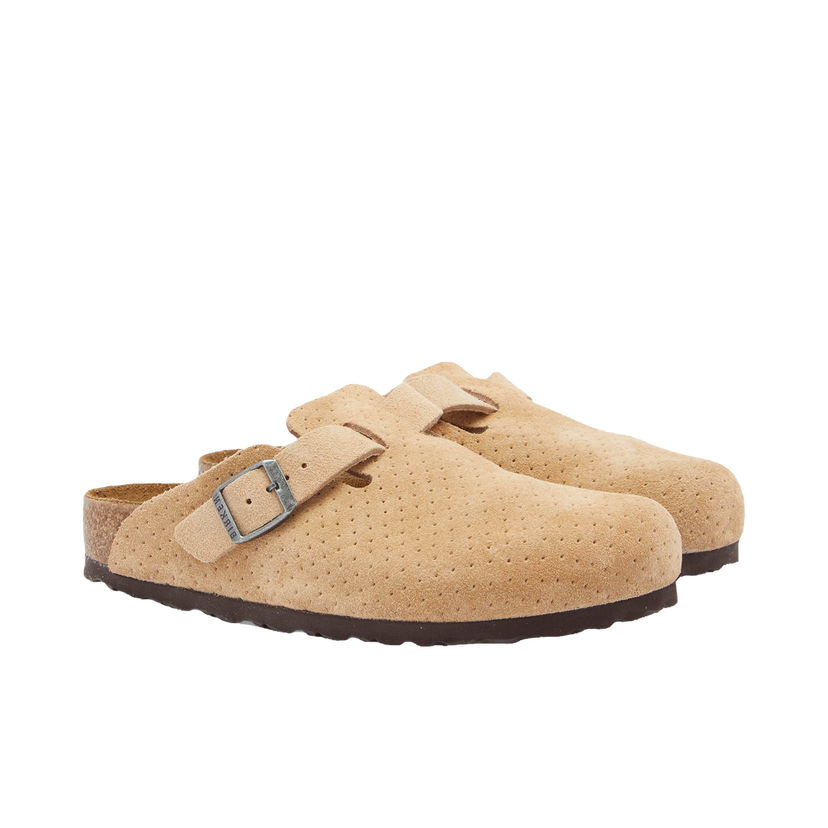 Tenisky a topánky Birkenstock Boston New Beige Embossed Dots Béžová | 1026948