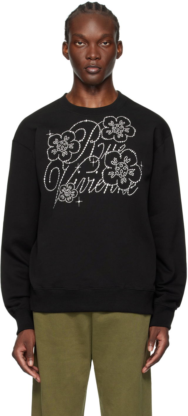 Mikina KENZO Black Paris Constellation Sweatshirt Čierna | FE65SW2284MG, 0
