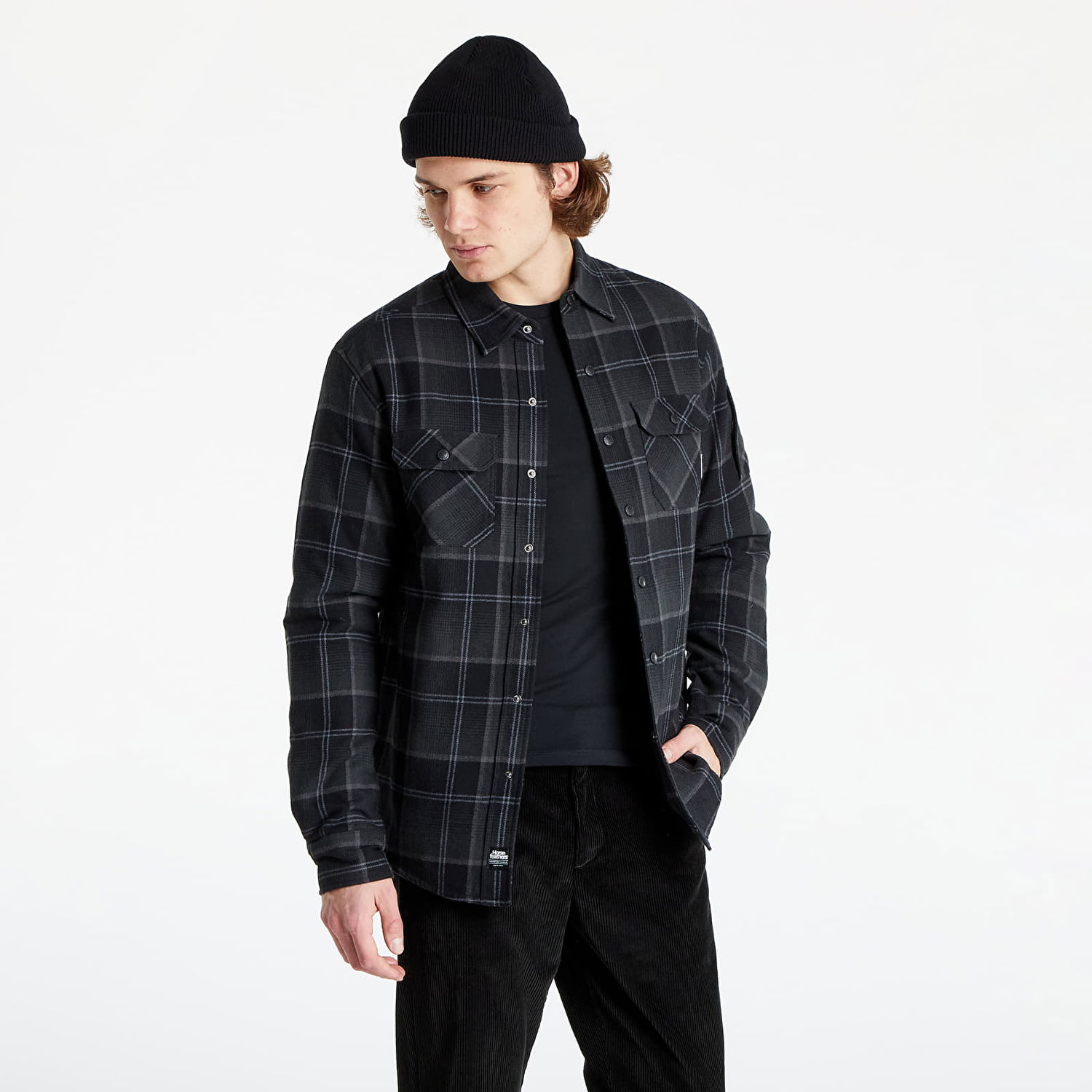 Bunda Horsefeathers Dough Insulated Shirt Čierna | SM1218A, 0